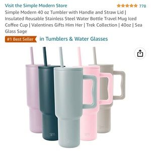 Simply modern tumbler brand new